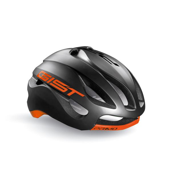 Casco Gist Primo NERO  - ARANCIO FLUO