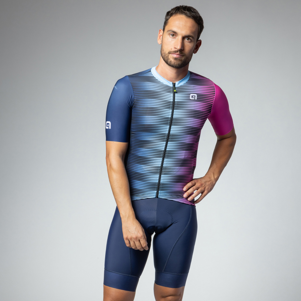 Maglia Maniche Corte Uomo Alè DINAMICA AZZURRO CIELO