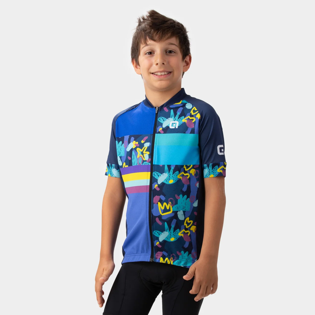 Maglia Maniche Corte Bambino Alè PASTEL KIDS BLU