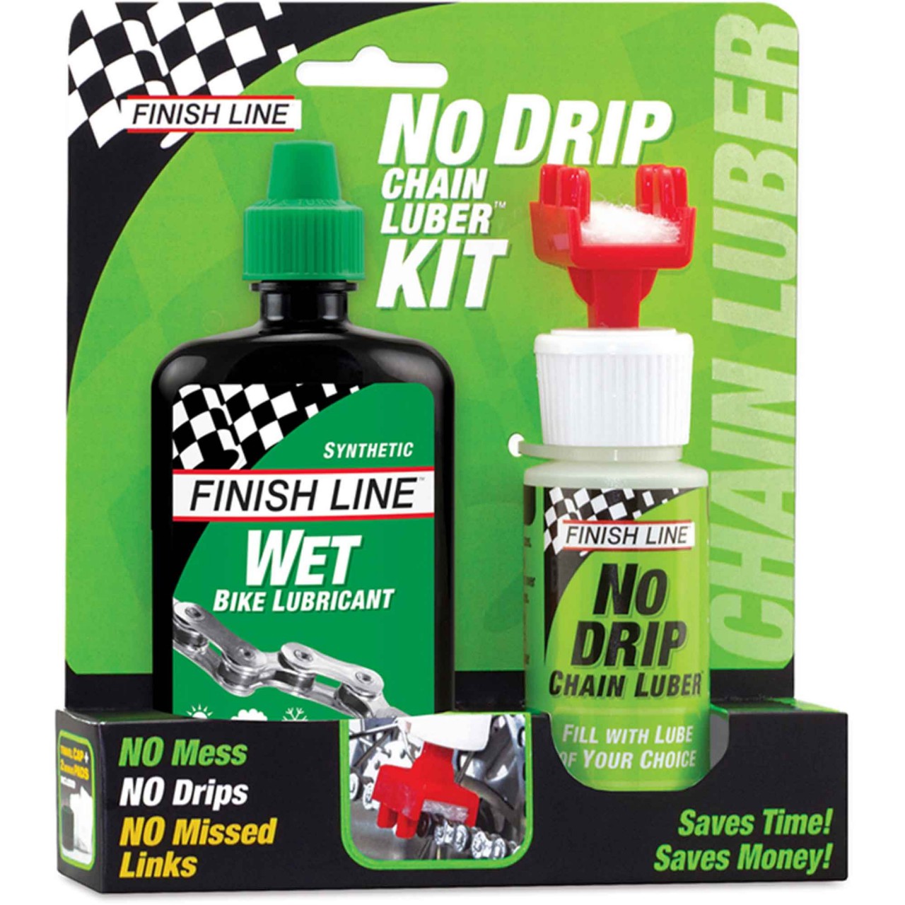 Kit Finish Line NO DRIP distributore dÃƒÂ¢Ã¢â€šÂ¬Ã¢â€žÂ¢olio con Cross-CountryÃƒÂ¢Ã¢â‚¬Å¾Ã‚Â¢ lubrificante umido
da 120 ml  