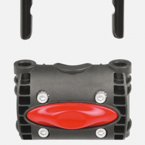 Attac.seggiolino Polisport fiss. telaio - per dietro Ø 28 mm- 40 mm