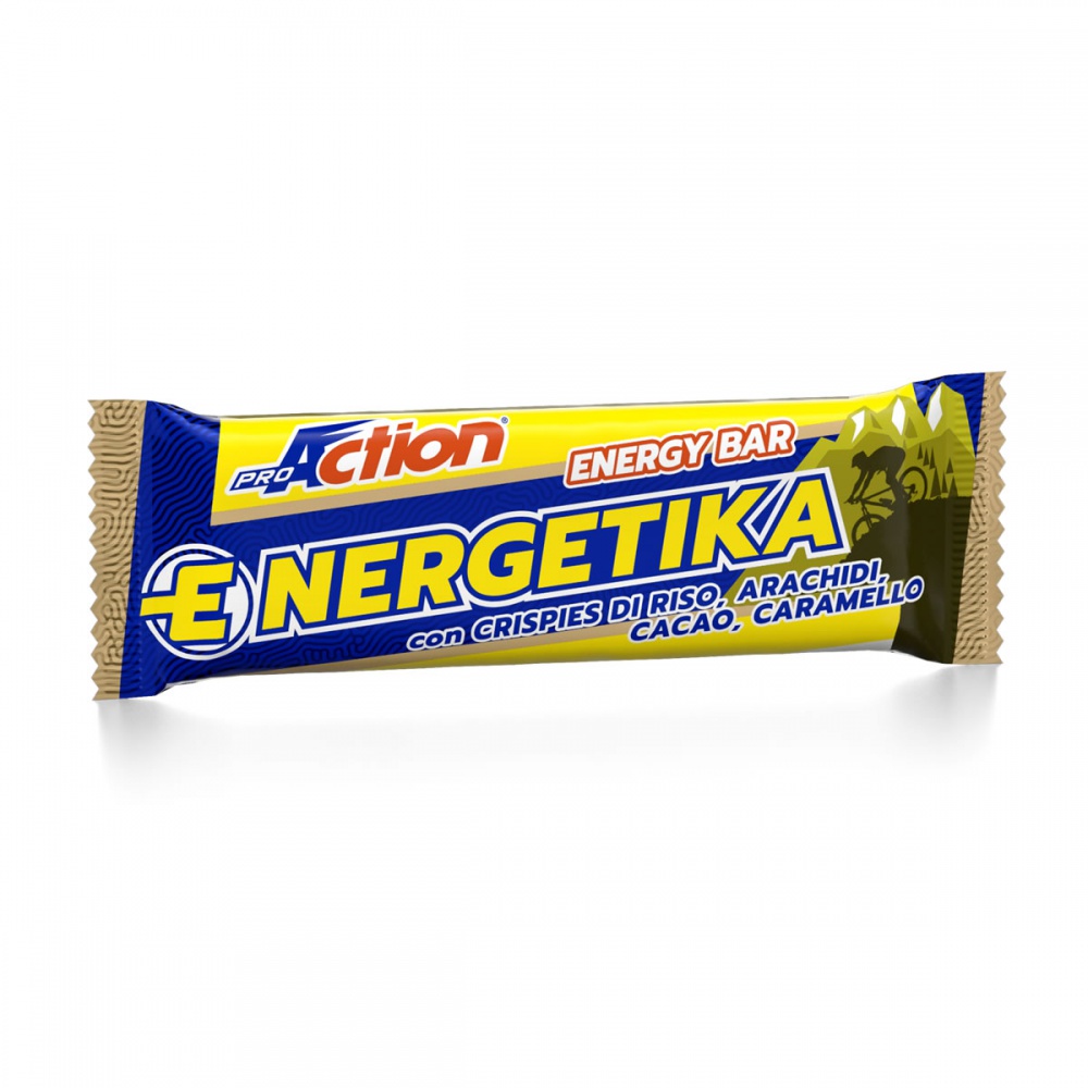 ProAction ENERGETIKA BAR Arachidi, Cacao, Caramello - Barretta 35 gr.  