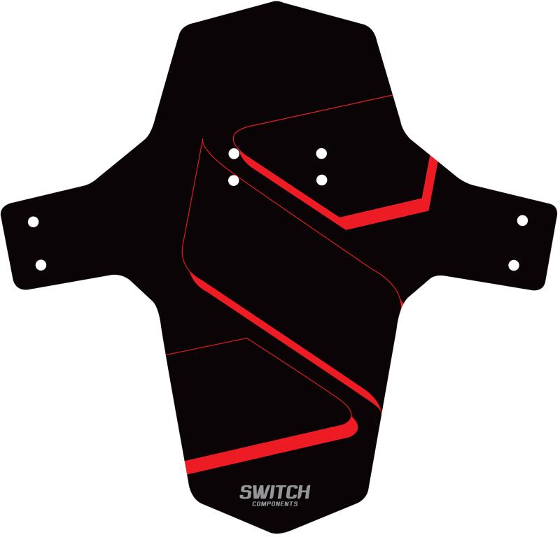 Parafango anteriore Mud Switch  ROSSO