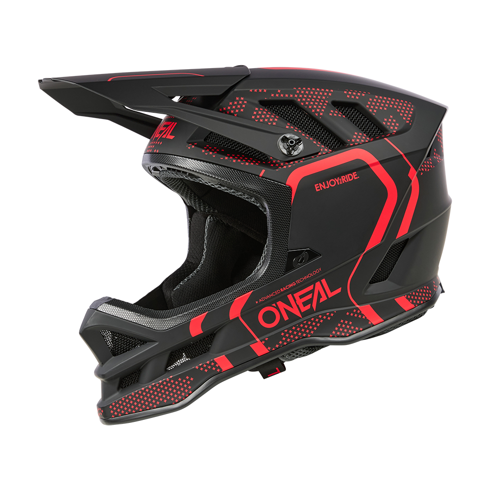 Casco MTB O'Neal BLADE POLYACRYLITE Strike NERO / ROSSO
