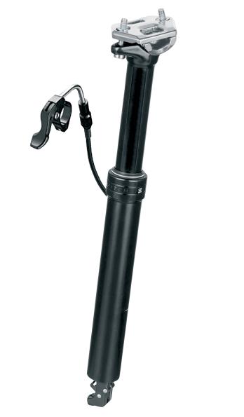 Reggisella telescopico idraulico Switch S-100 con cavo interno. NERO