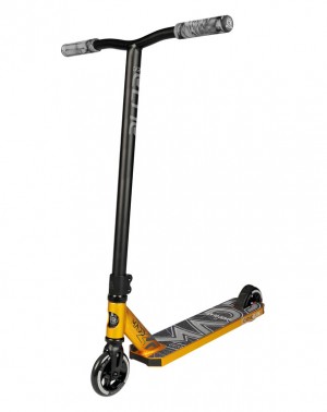 Stuntscooter Madd Carve Elite - oro/nero, rotella 110 mm