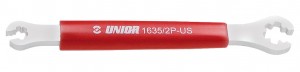 Chiave per raggi Unior Mavic System - rosso, 5+5,5mm - 1635/2P-US