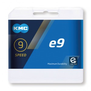 catena cambio KMC e9 argento per E-Bike - 1/2