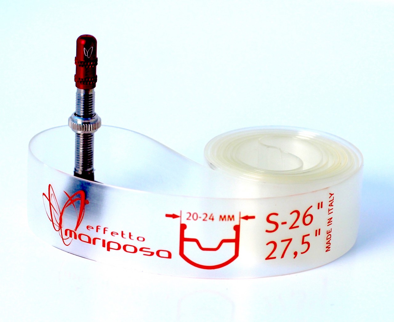 Effetto Mariposa Nastro e valvola tubeless Caffelatex Strip L - 26/27,5