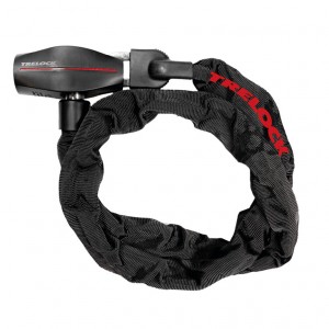 Lucchetto catena Trelock BC 380 - lung. 85cm, Ø 7mm, nero, senza supp.