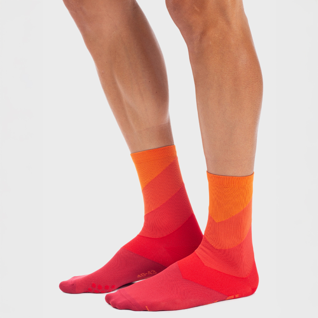 Calzino Alè DIAGONAL DIGITOPRESS ROSSO