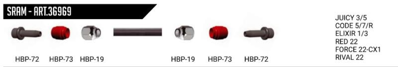 Kit connettori freno idraulico Sram  