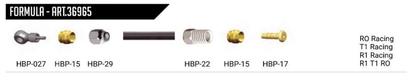 Kit connettori freno idraulico Formula  