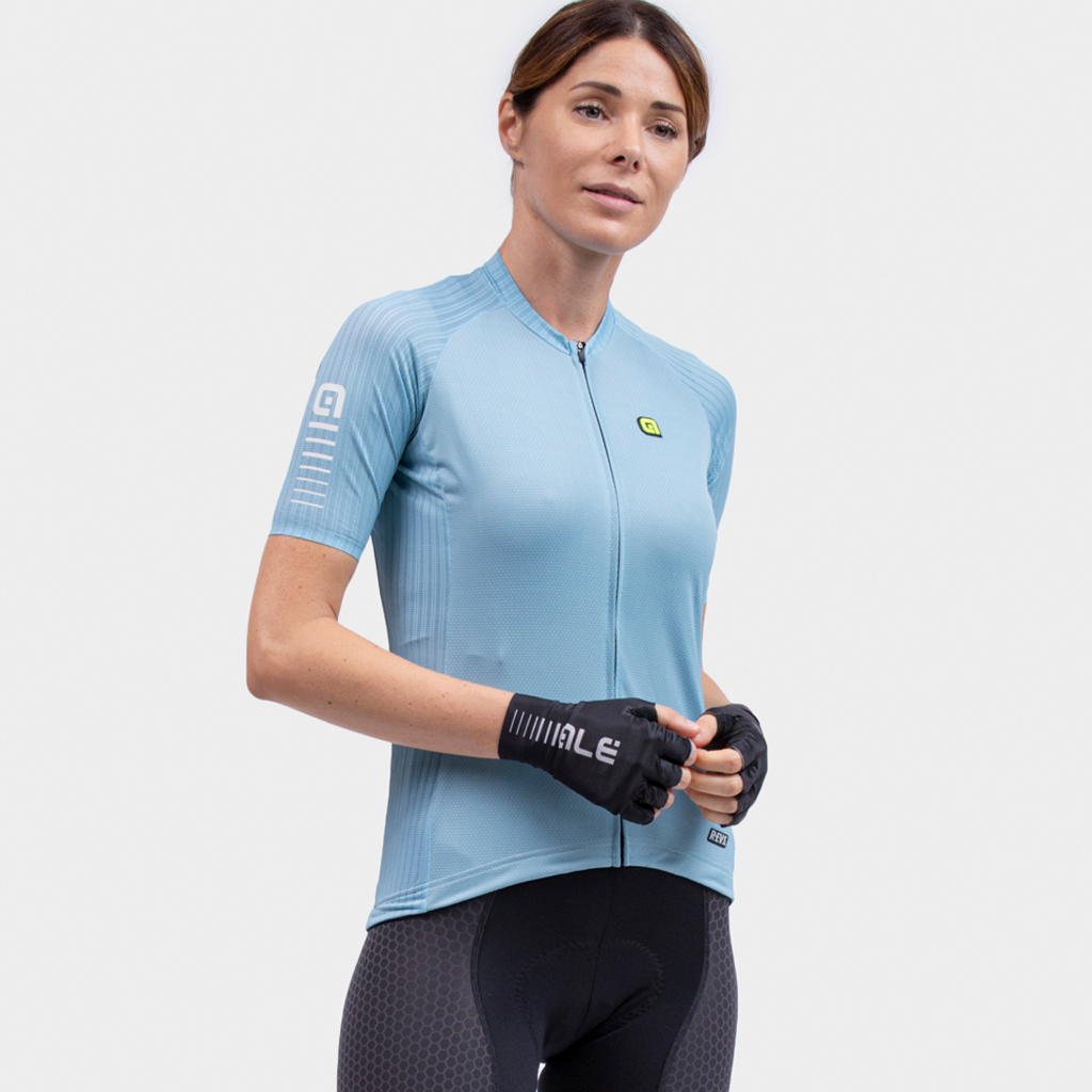 Maglia Maniche Corte Donna Alè SILVER COOLING LADY AZZURRO