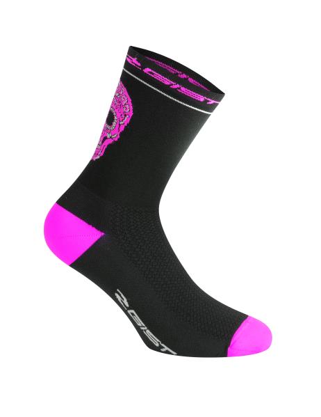 Calzino Gist Skull ROSA FLUO