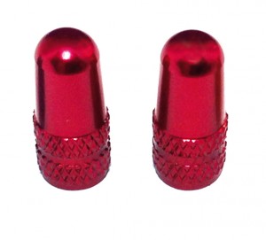 Tappi valvola per valvola Sclaverand - alluminio, paio, rosso