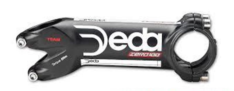 Attacco Manubrio Deda Zero 100 Team 70° NERO