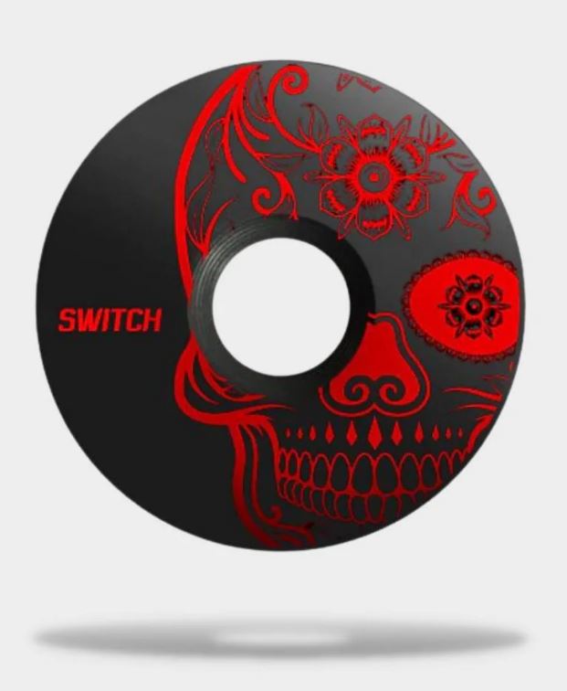 Top Cap Alloy Skull  ROSSO