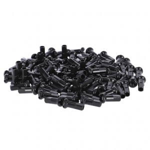 Nipplo DT Swiss M 2.34 x 12 - Ottone, nichelato, 100 pz., nero