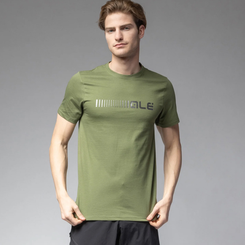 T-Shirt Uomo Alè VERDE MILITARE