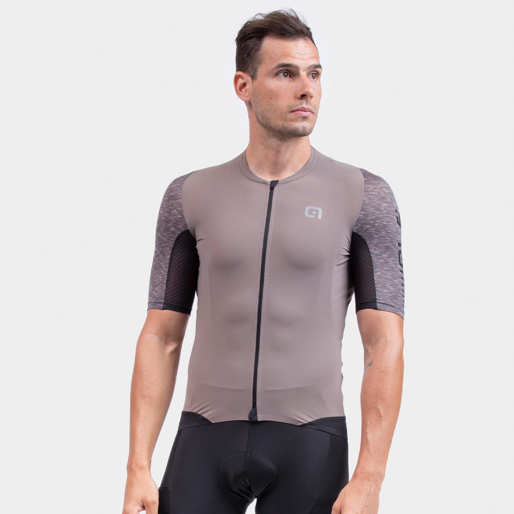 Maglia Gravel Maniche Corte Uomo Alè ATTACK OFF ROAD 2.0 TORTORA