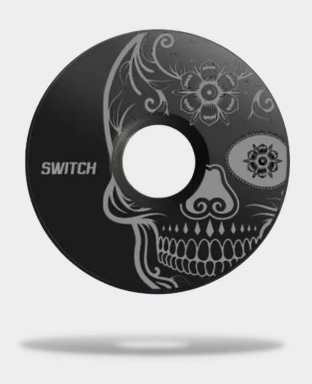 Top Cap Alloy Skull  GRIGIO