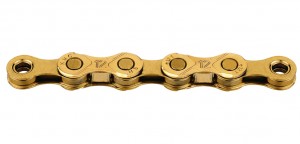 Catena a cambio KMC e12 Ti-N oro - 1/2