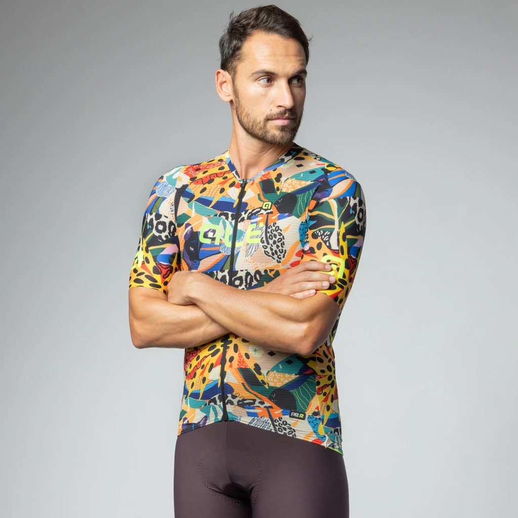 Maglia Maniche Corte Uomo Alè KENYA GIALLO