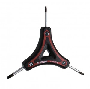 Chiave per viti TX Unior - rosso, TX10, 15 e 25mm, 1781/2TX-US