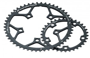 Lama d.ped. Stronglight Type 110 D - ext. 48d. nero ct² 11--v.