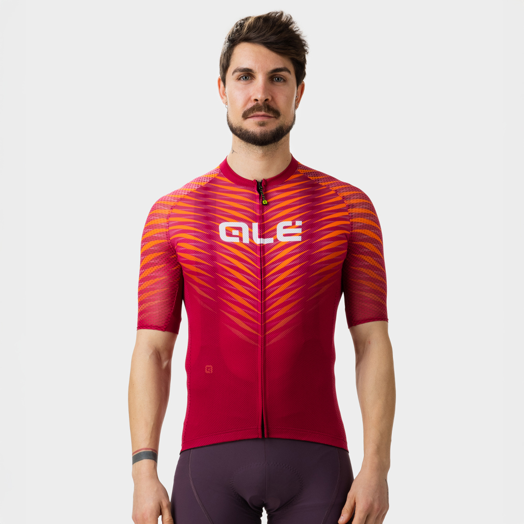 Maglia Maniche Corte Uomo Alè THORN BORDEAUX