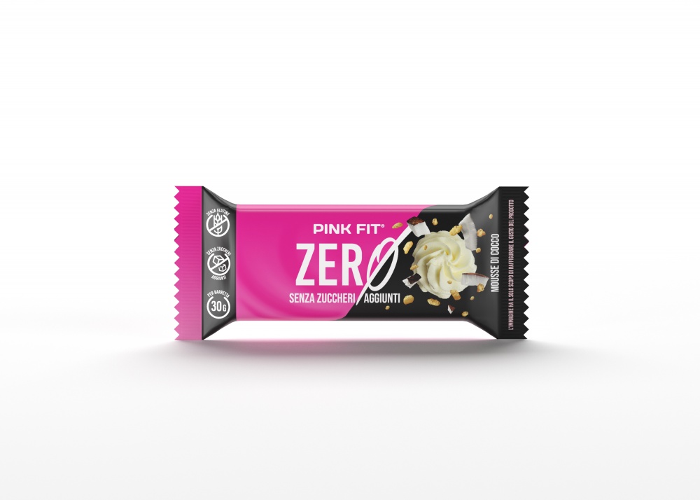 PINK FIT ZERO Mousse di Cocco - Barretta 30 gr.  