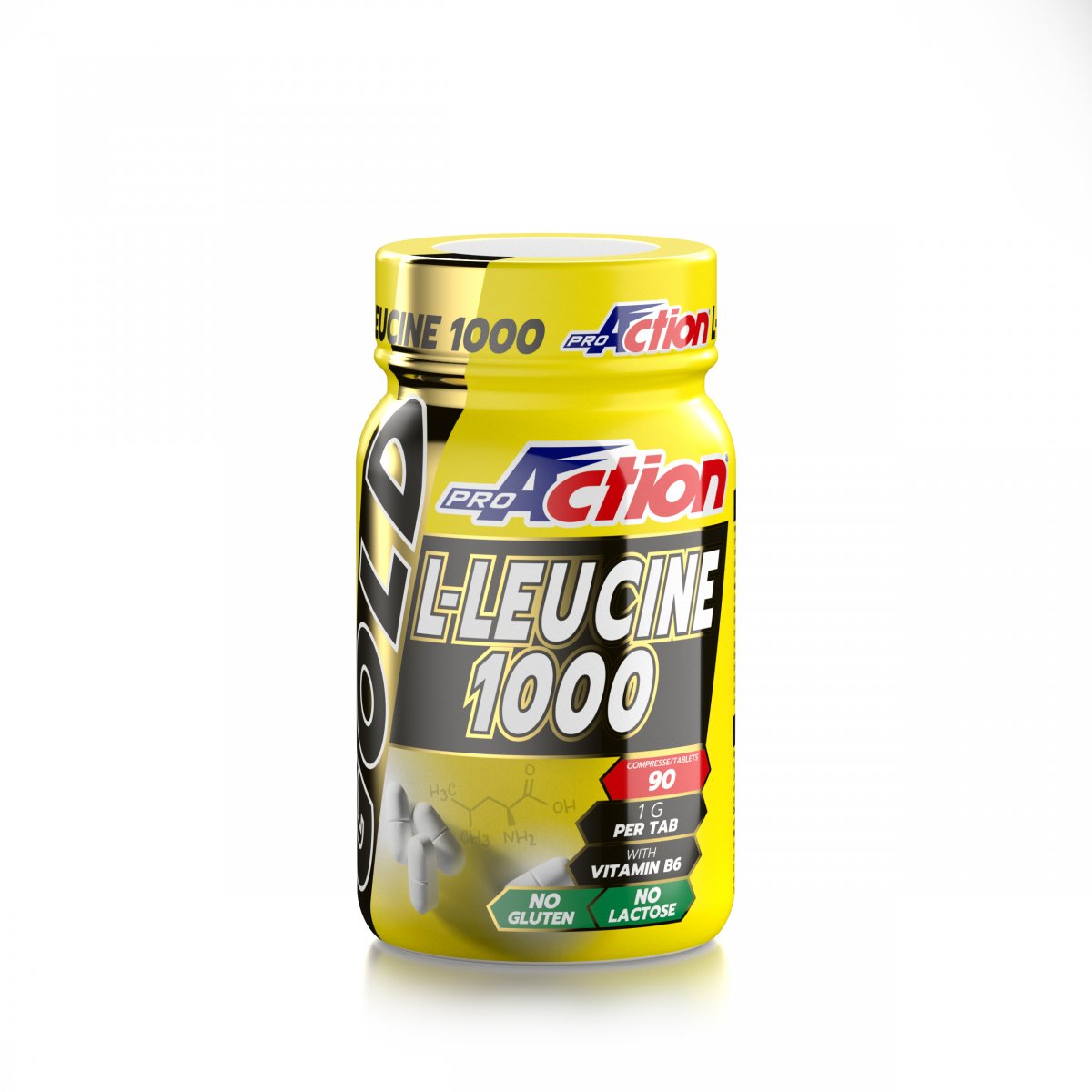GOLD L-LEUCINE 1000 - Barattolo 90 cpr.  