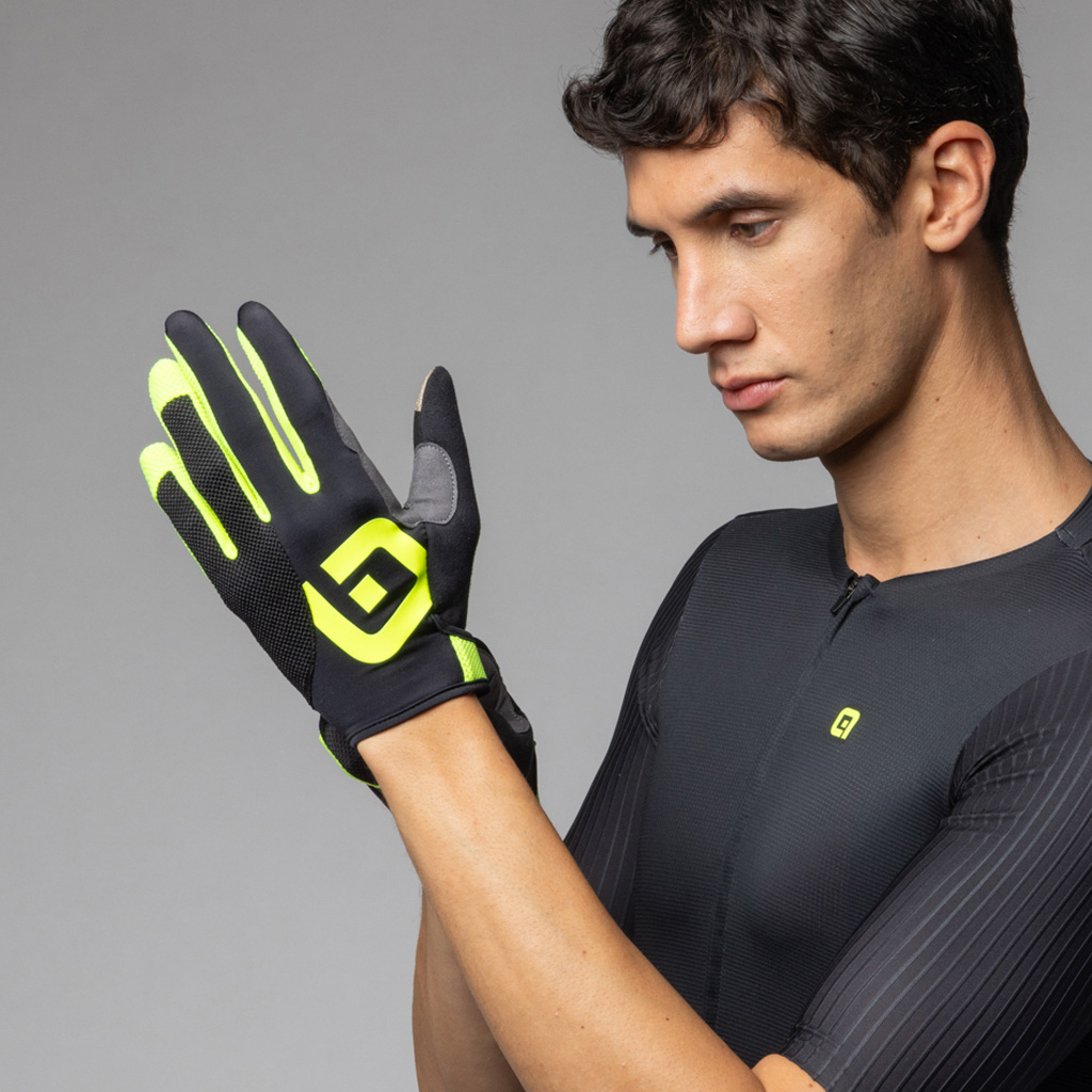 Guanto Alè FANGO GIALLO FLUO