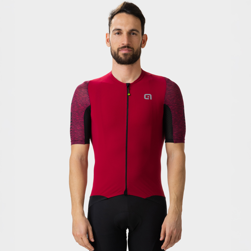 Maglia Gravel Maniche Corte Uomo Alè ATTACK OFF ROAD 2.0 ROSSO MASAI