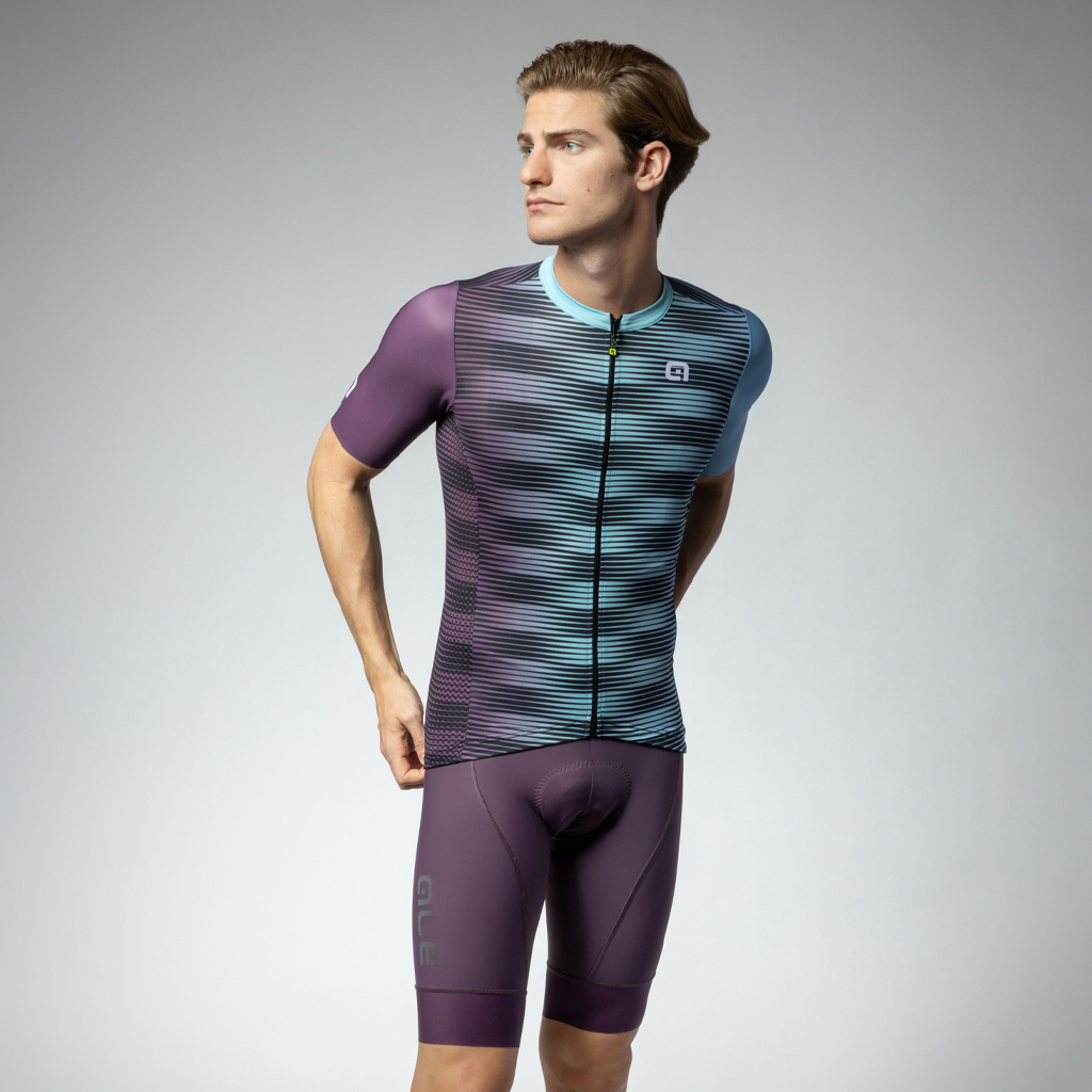 Maglia Maniche Corte Uomo Alè DINAMICA VERDE ACQUA