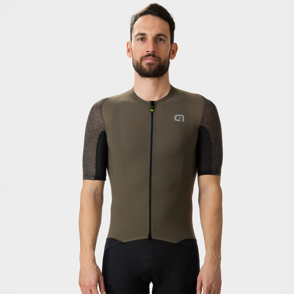 Maglia Gravel Maniche Corte Uomo Alè ATTACK OFF ROAD 2.0 VERDE OLIVA