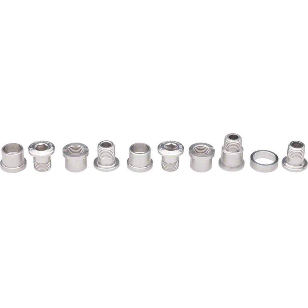 Kit viti ruota dentata Campagnolo - argento per pedivelle Athena