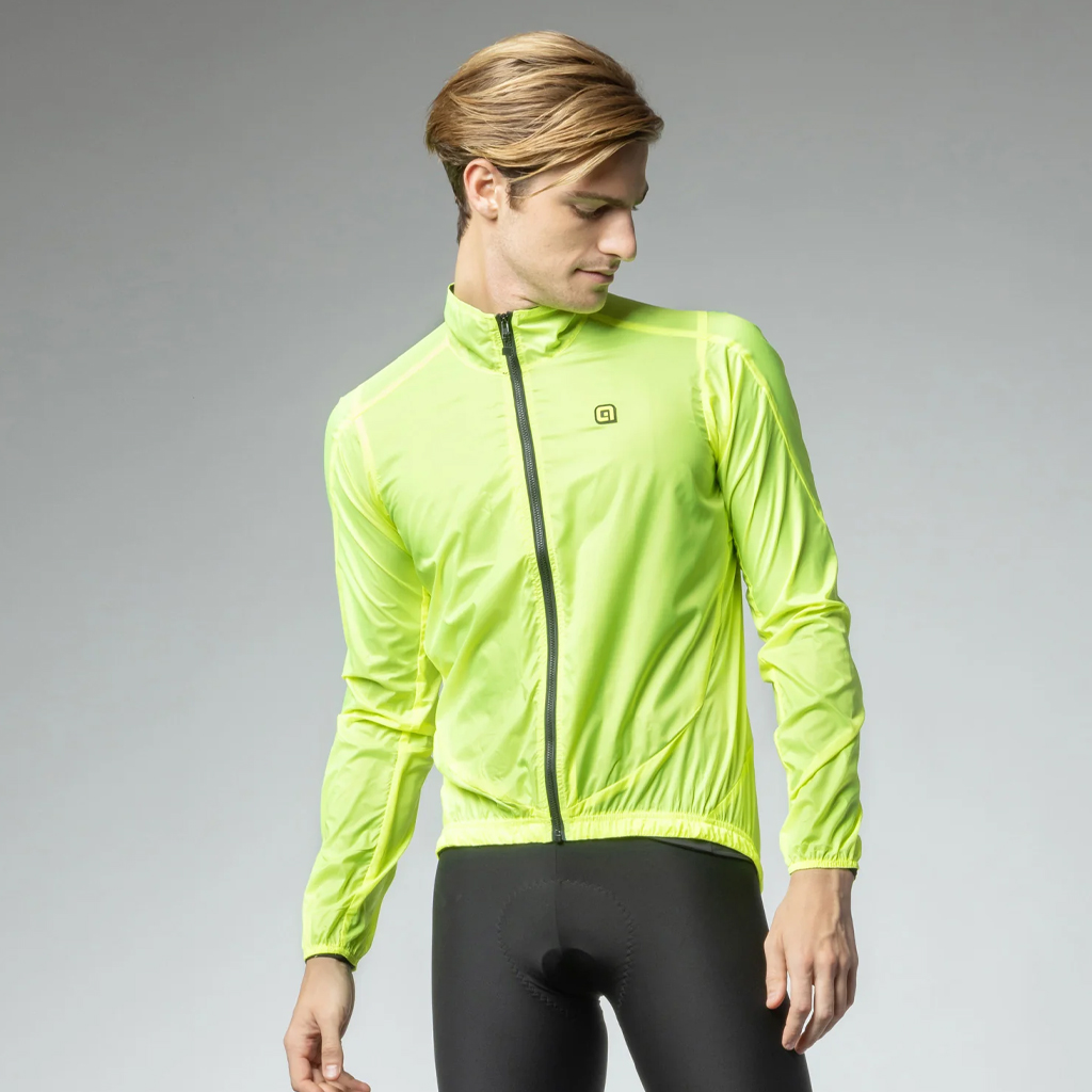 Giubbino Antivento Alè LIGHT PACK ALE' GIALLO FLUO