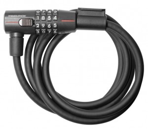 Lucc.spirale con cifre Trlk.180cm Ø15mm - SK 415/180/15nero con supporto ZK 234