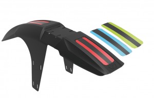 Parafanghi R.A Zéfal FM30 - nero con 3 diversi adesivi