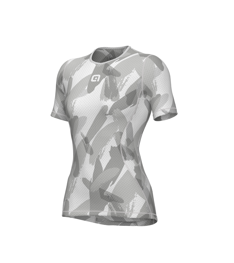 Maglia Maniche Corte Donna Alè BRUSH LADY GRIGIO