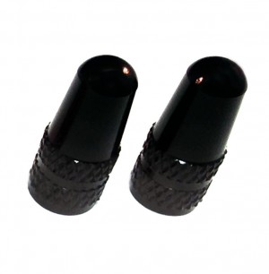 Tappi valvola per valvola Sclaverand - alluminio, paio, nero