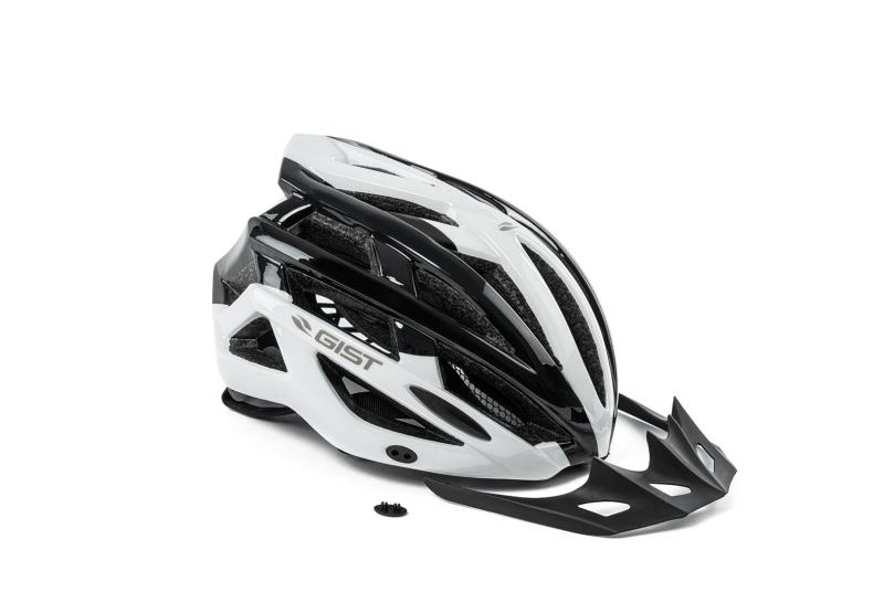 Casco Gist Planet Plus BIANCO-NERO