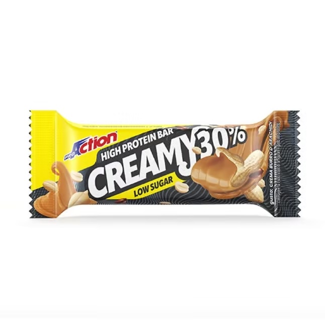 ProAction CREAMY BAR 30% Crema Burro Arachidi - Barretta 35 gr.  