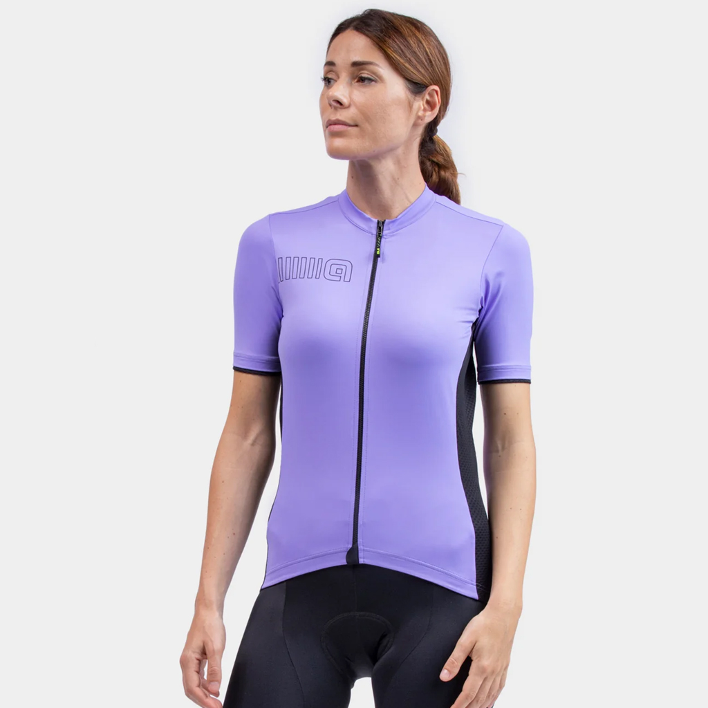 Maglia Maniche Corte Donna Alè COLOR BLOCK LADY LILLA