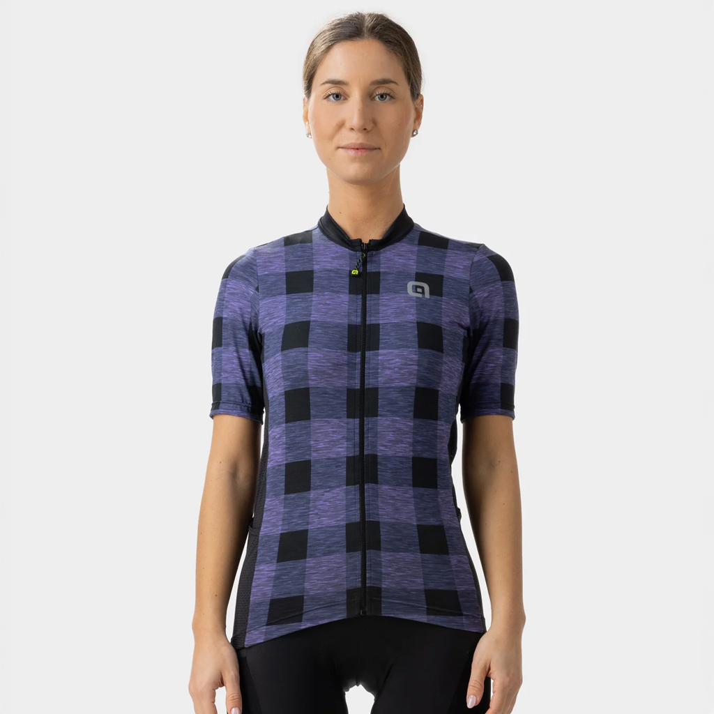 Maglia Gravel Maniche Corte Donna Alè SCOTTISH LADY GLICINE
