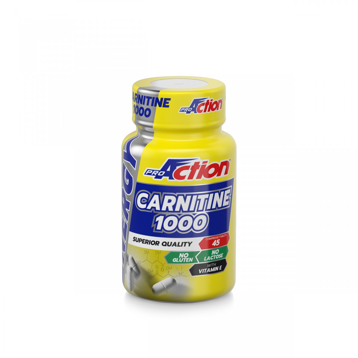 ProAction CARNITINE 1000 - Barattolo 45 cpr.  