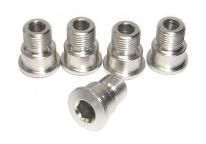 Set di viti per corona 5 bracci  - compat. Shimano FC-7900,7950,6700,6750