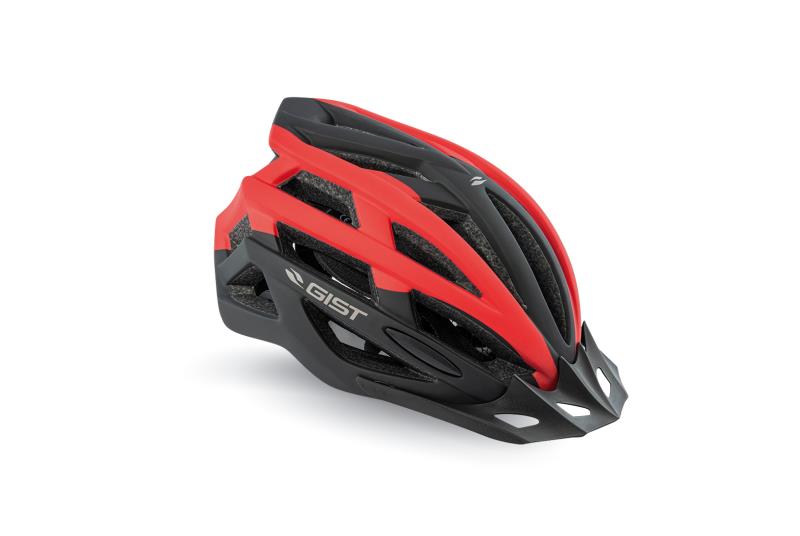 Casco Gist Planet Plus NERO-ROSSO
